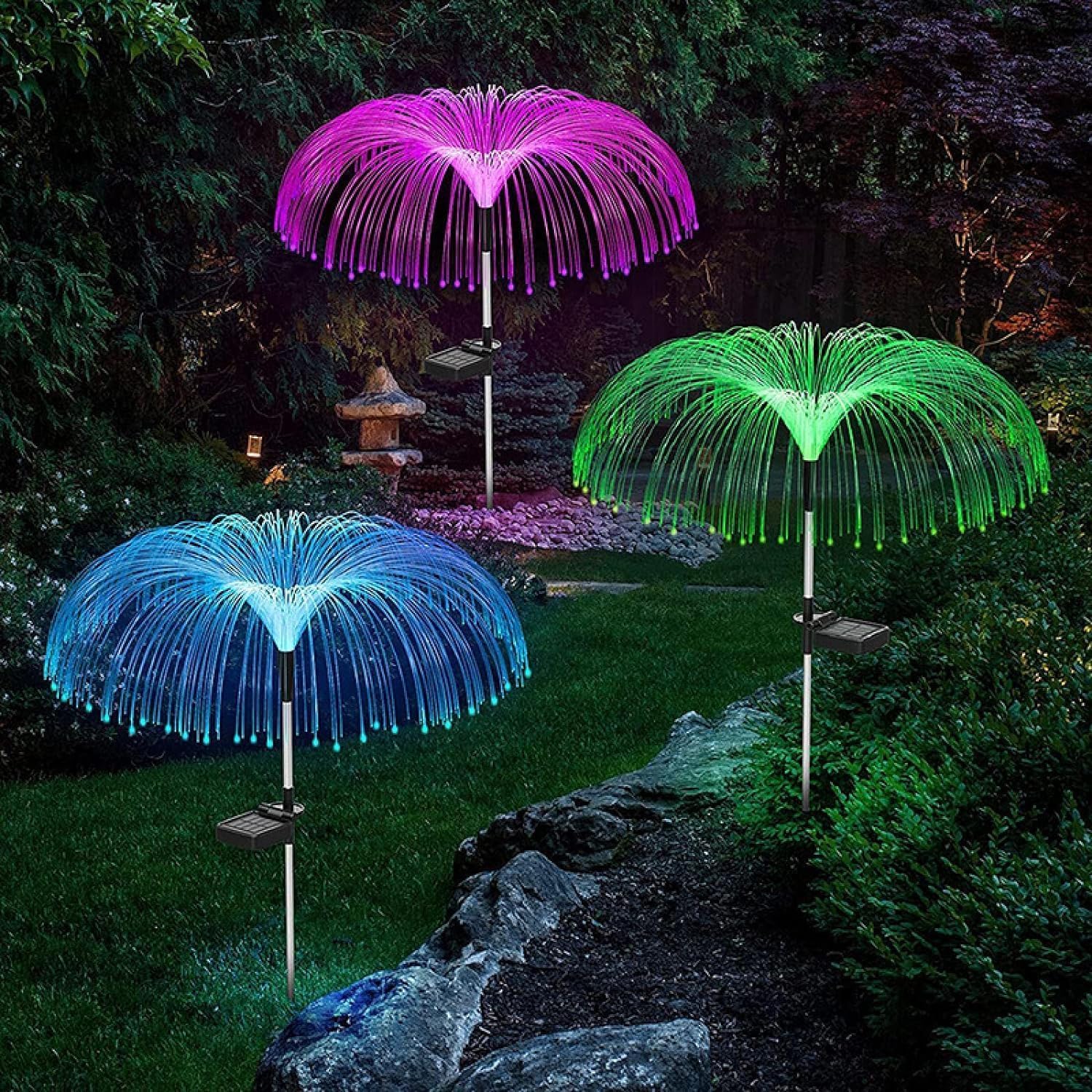 🌈Color Changing Solar JELLY FISH LAMP Waterproof Outdoor Lights 🔥BUY 1 GET 1 FREE | Today's deal🔥