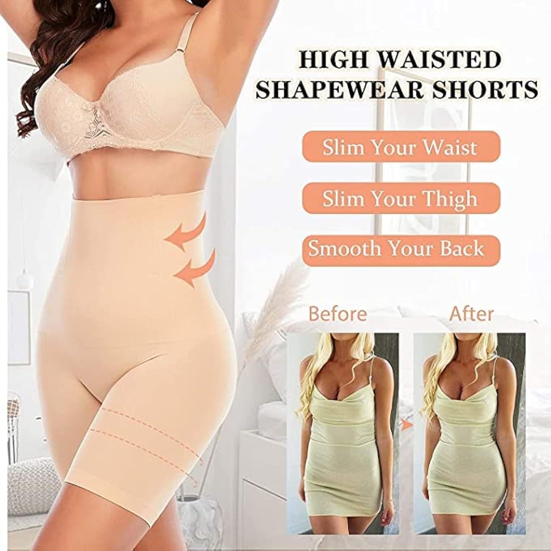 4-in-1 Shaper Quick Slim Shape Wear Tummy, Thighs, Hips - Shapewear Body Shaper🔥BUY 1 GET 1 FREE🔥
