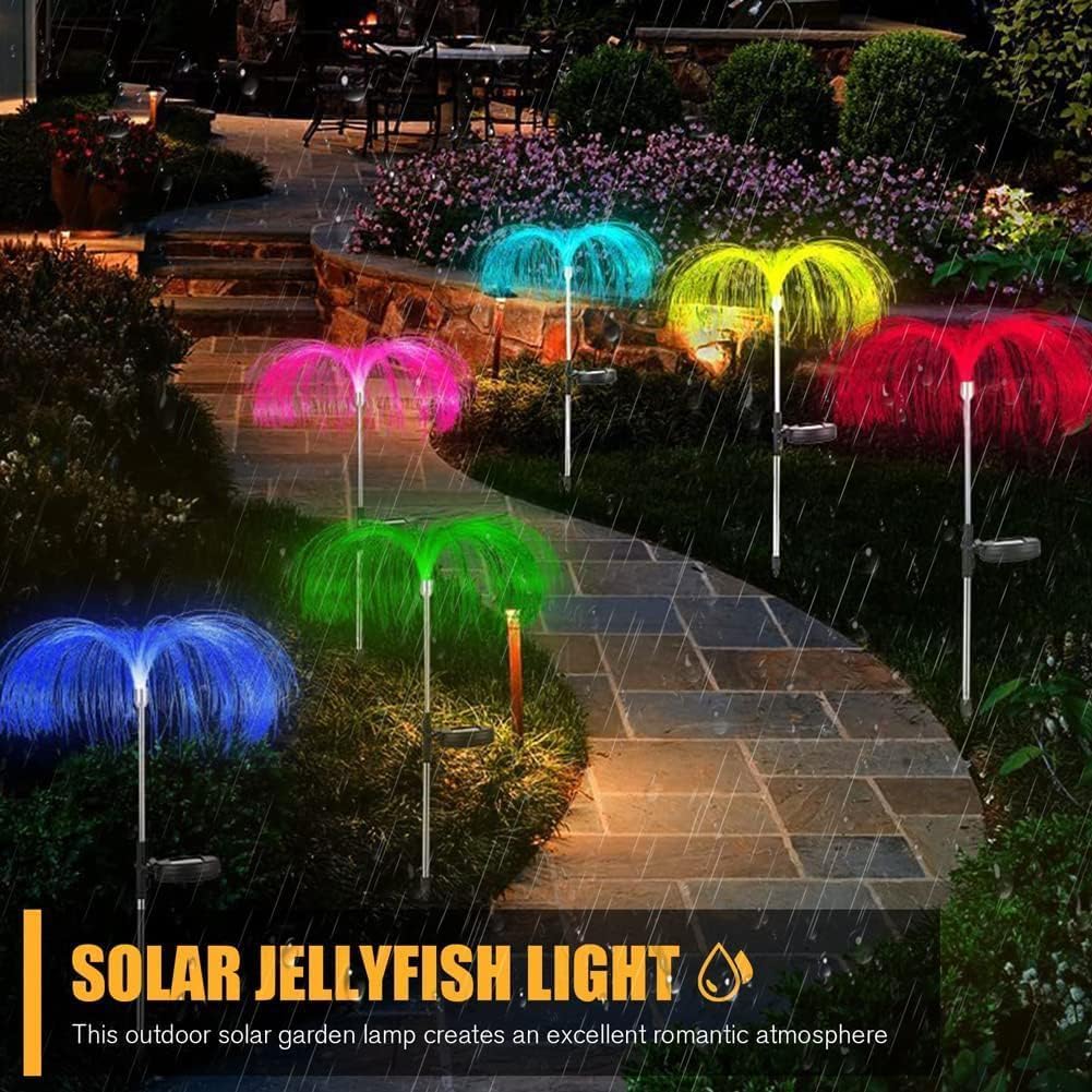 🌈Color Changing Solar JELLY FISH LAMP Waterproof Outdoor Lights 🔥BUY 1 GET 1 FREE | Today's deal🔥