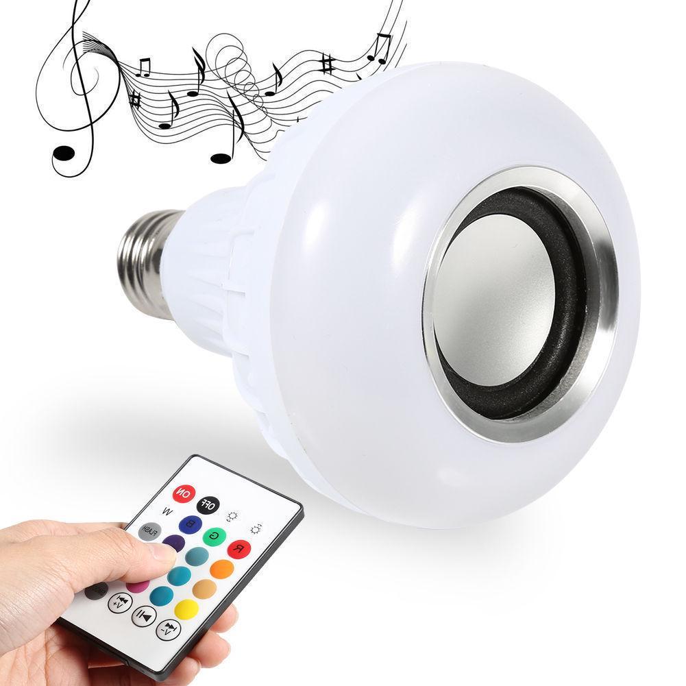 Wireless LED Music Bulb with Bluetooth Speaker RGB