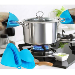 Silicone Pot Holder Heat Resistant Pinch Grips