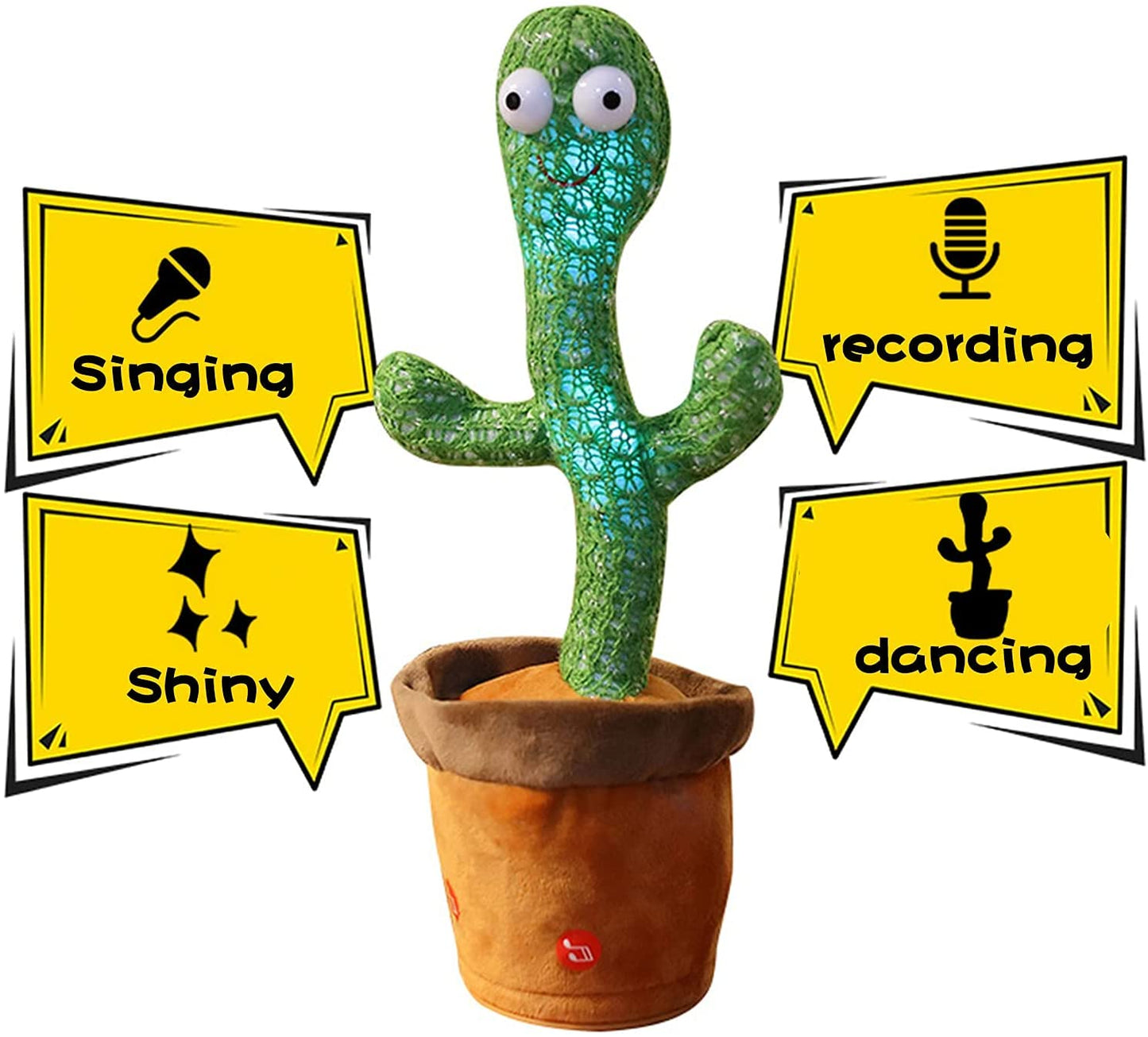 Dancing Cactus Toy ( WITH FREE POP IT TOY )