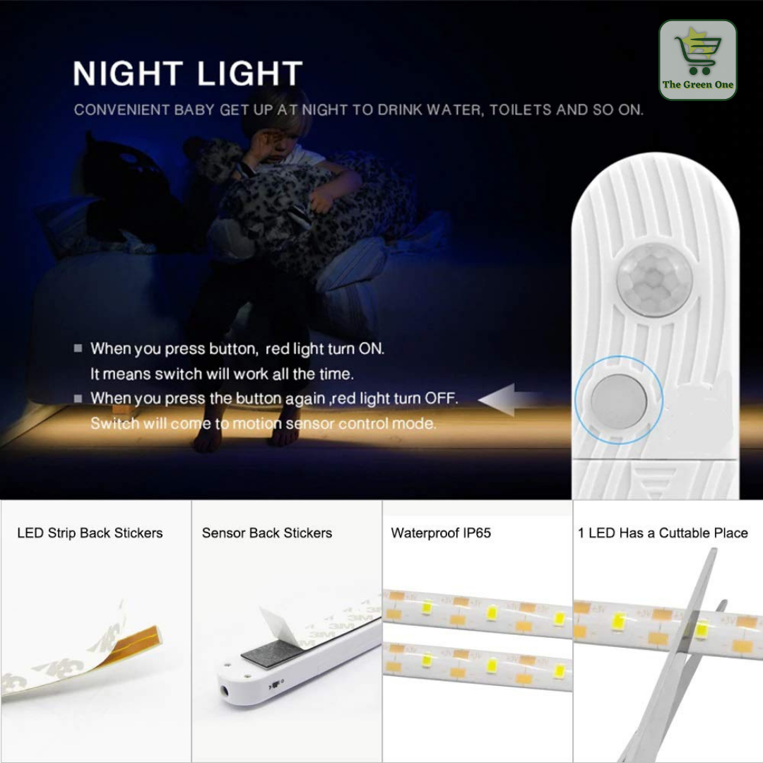 Motion Sensor LED night Light with FREE 1 Ventuos-Sensor Lights