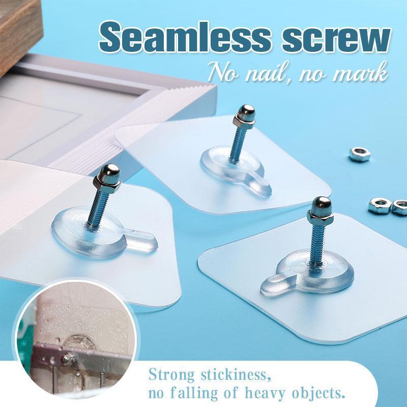 Self Adhesive Nails Wall Mount Non-Trace Screw Stickers