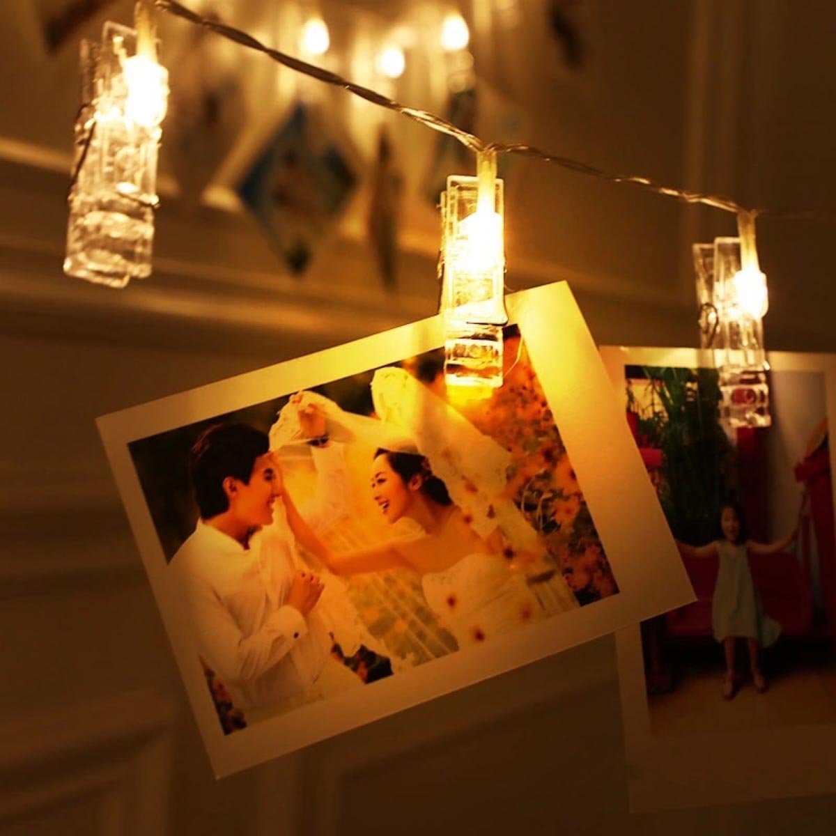 LED Photo Clip String