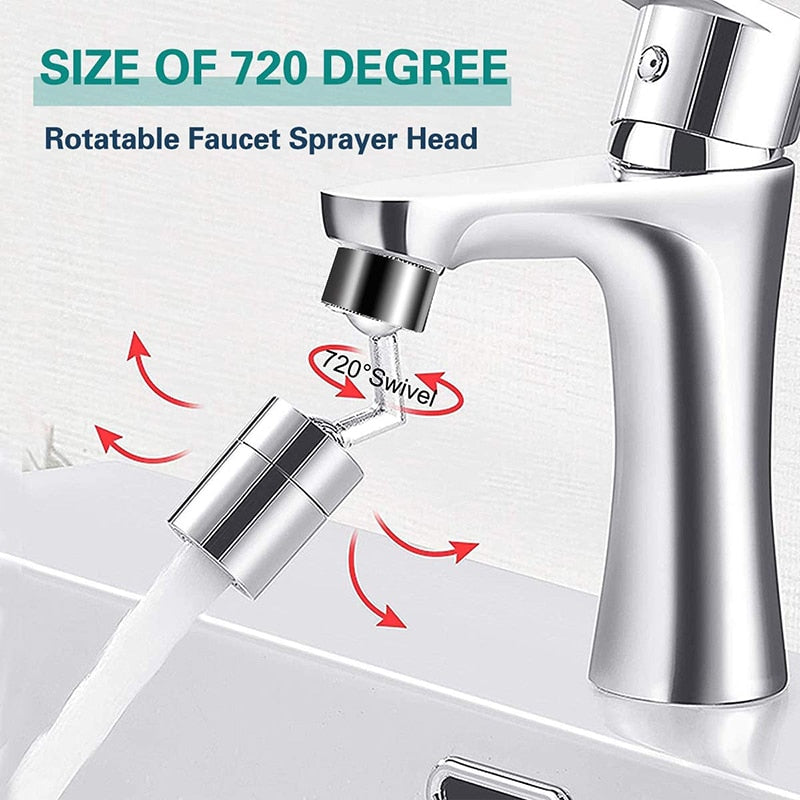 720° ROTATION UNIVERSAL SPLASH FILTER FAUCET